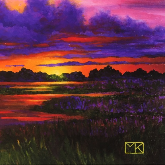 EVENING LIGHT Giclee print on beautiful quality paper - Picture 6 of 6